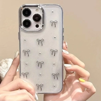 قاب گوشی پامیون اکلیلی(Bowtie Glitter Case)