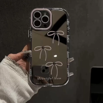 قاب آیفون پاپیون آینه‌ای (Bowtie Mirror Case)
