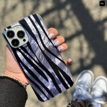 قاب گوشی زبرا یاقوت بنفش Zebra Purple Sapphire